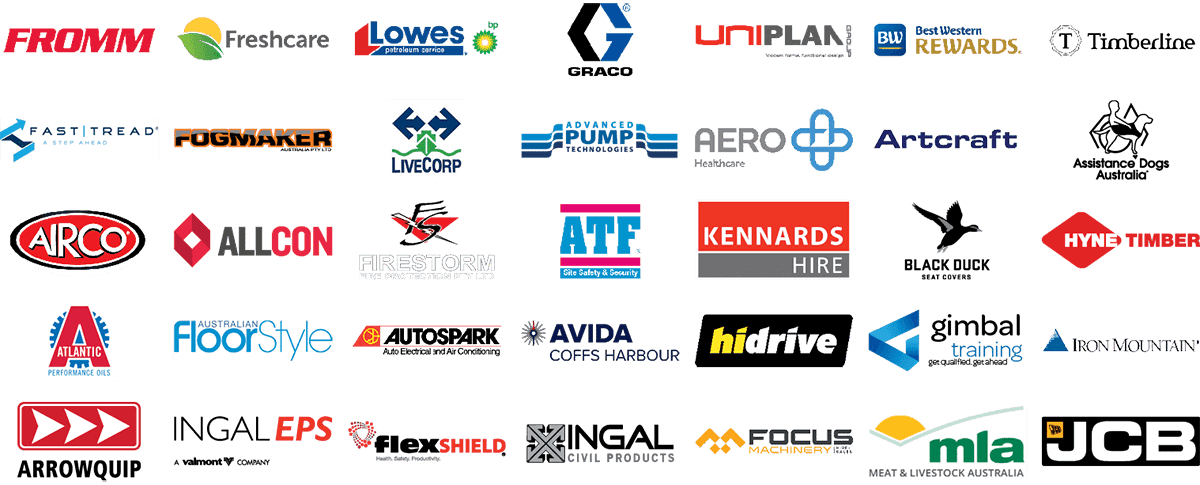 The brands that Quantum work with australia wide