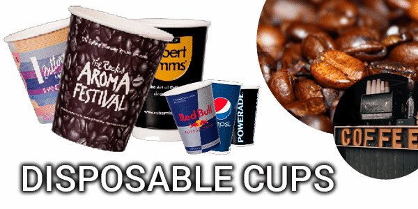 Promotional paper cups