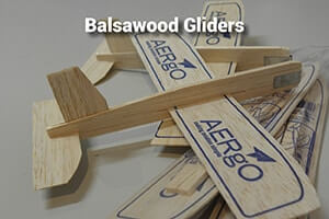 Balsawood gliders