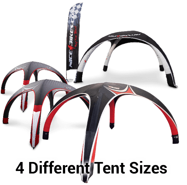 x-gloo Event tent sizes