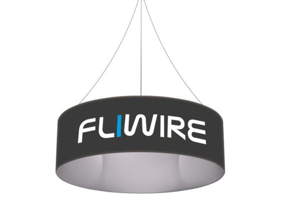 Waveline Blimp™ Hanging Banner - Circle Tube