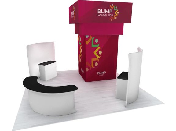 Waveline Blimp™ Square Tower with Blimp Setup
